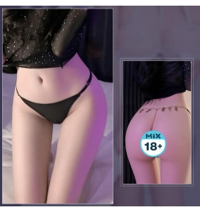 FEE ET MOI - Metallic Chain G-String (Gold Chain)